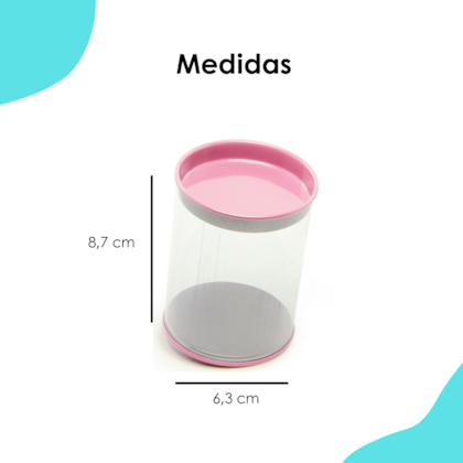 Tubo Shallow Rosa- Pacote C/ 6 - Unidades