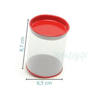Tubo Shallow Vermelho