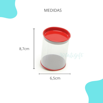 Tubo Shallow Vermelho