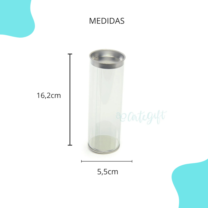 Tubo Slim Prata