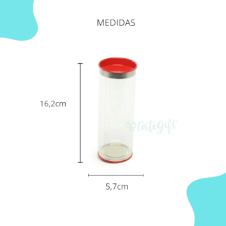 Tubo Slim Vermelho