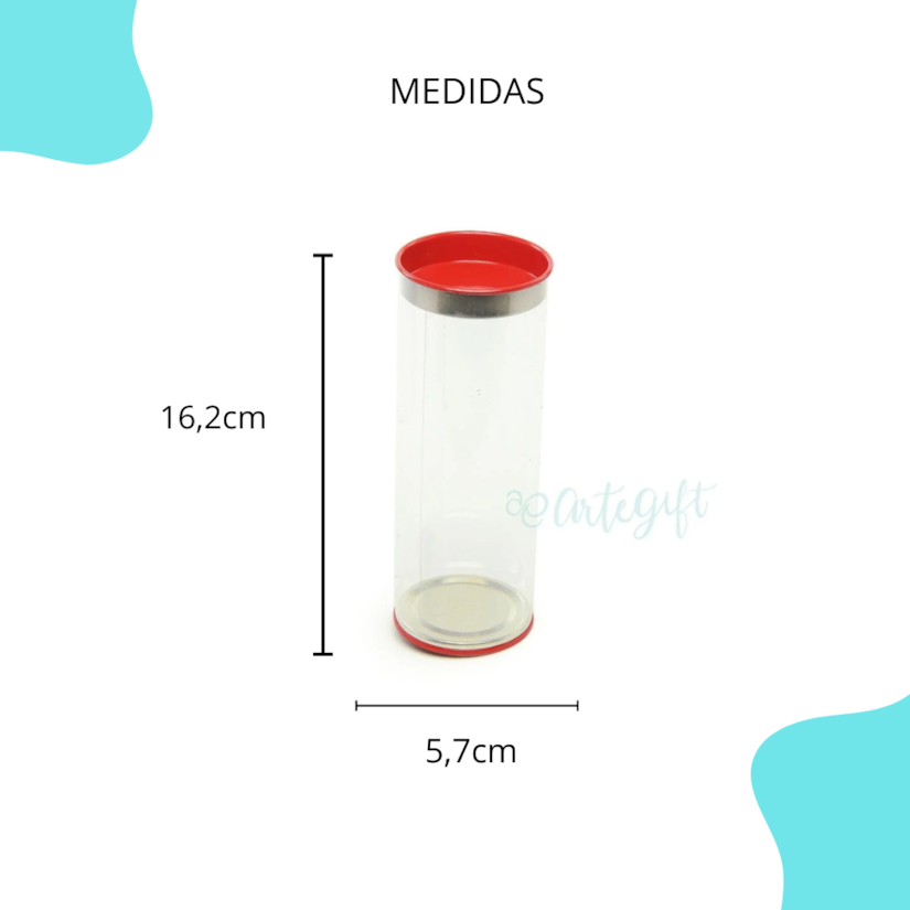 Tubo Slim Vermelho