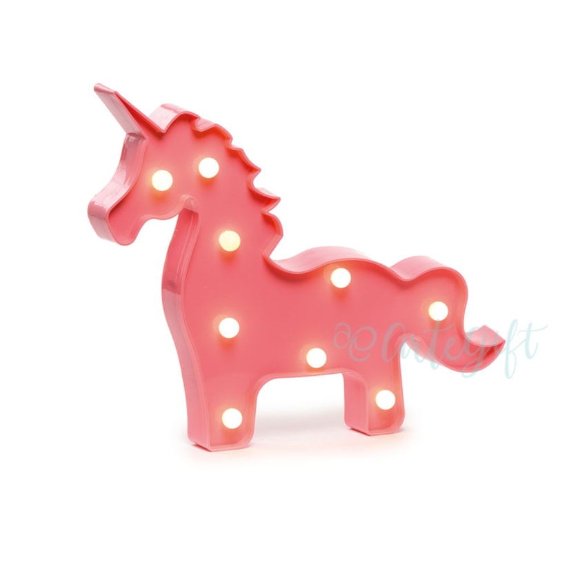 Unicórnio Shine Rosa