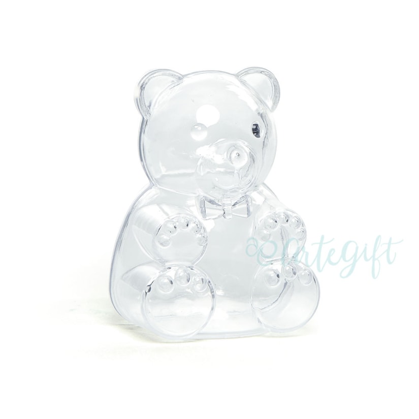 Urso Cristal Caixa Acrílica
