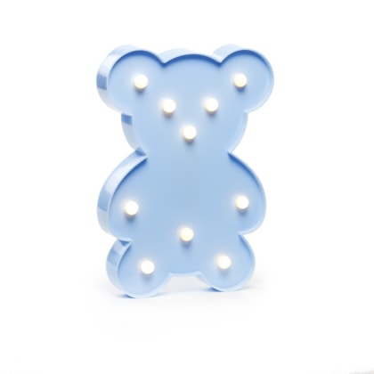 Urso Shine Azul