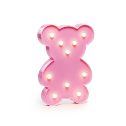 Urso Shine Rosa